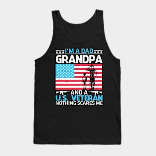 Happy Veteran Memorial Day Grandpa Tank Top